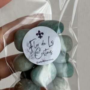 Amazonita Pedra Rolada – Calma e Comunicação | Pacote 100g