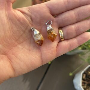 Pingente Citrino “Queimado”– Tipo Ametista