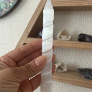 Varinha Espiral de Selenita