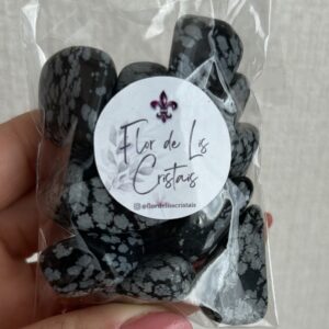 Obsidiana Floco de Neve – Limpeza e Estabilidade Emocional