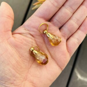 Pingente Difusor de Citrino – Energia, Luz e Prosperidade