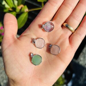 Pingente Hexagonal em Prata 925