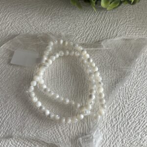 Pulseira de Madrepérolas Mini Branca