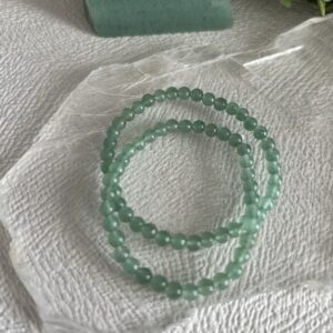 Pulseira de Quartzo Verde 4mm