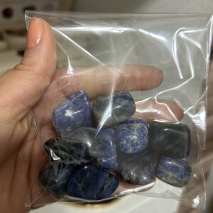 Pacotinho Lápis-Lazúli Rolado Natural • Clareza Mental e Intuição