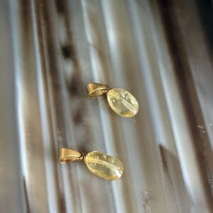 Pingente de Heliodoro Natural do Brasil – Clareza, Confiança e Expansão Pessoal