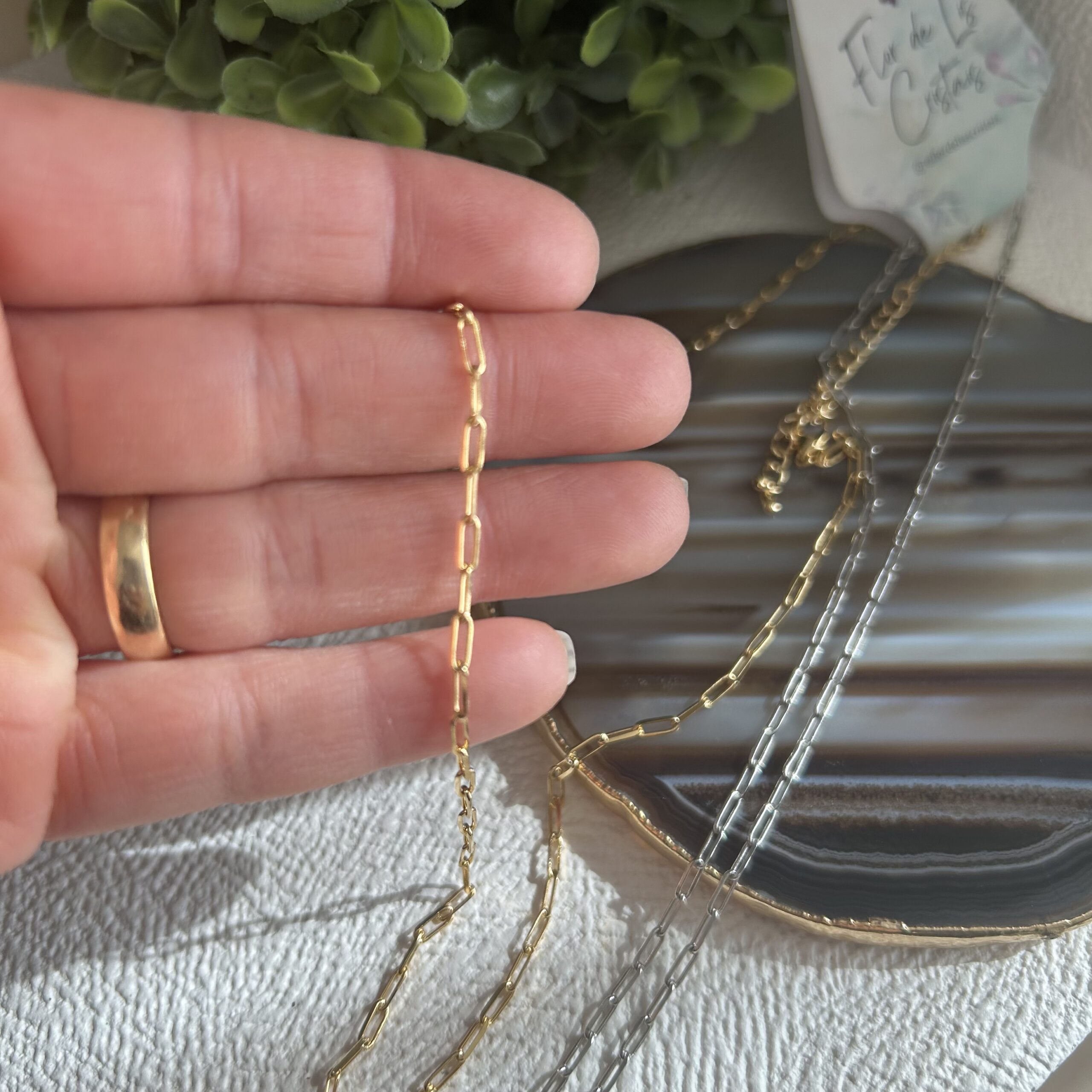 Corrente Tipo Cartier 45cm Folheada a Ouro ou Ródio Branco - Imagem 4