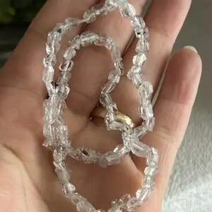 Pulseira Diamond Herkimer  – Clareza Mental e Amplificação Energética