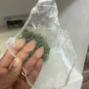 Placa de Gipsita Natural para Limpeza e Purificação Energética