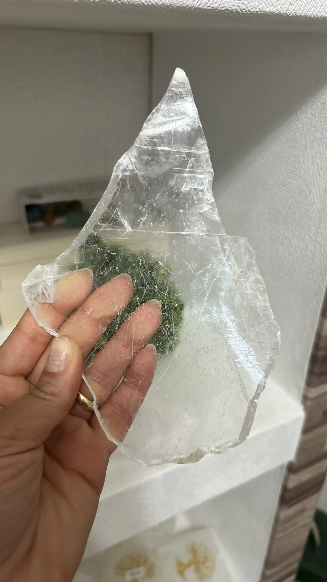 Placa de Gipsita Natural para Limpeza e Purificação Energética