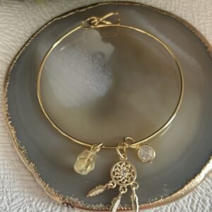Pulseira em Aro com Citrino